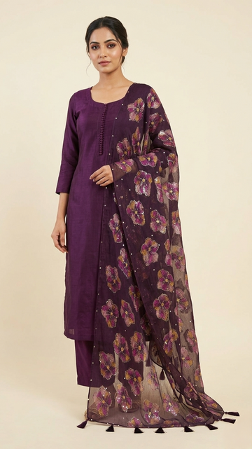 Semi Silk Salwar | PF341