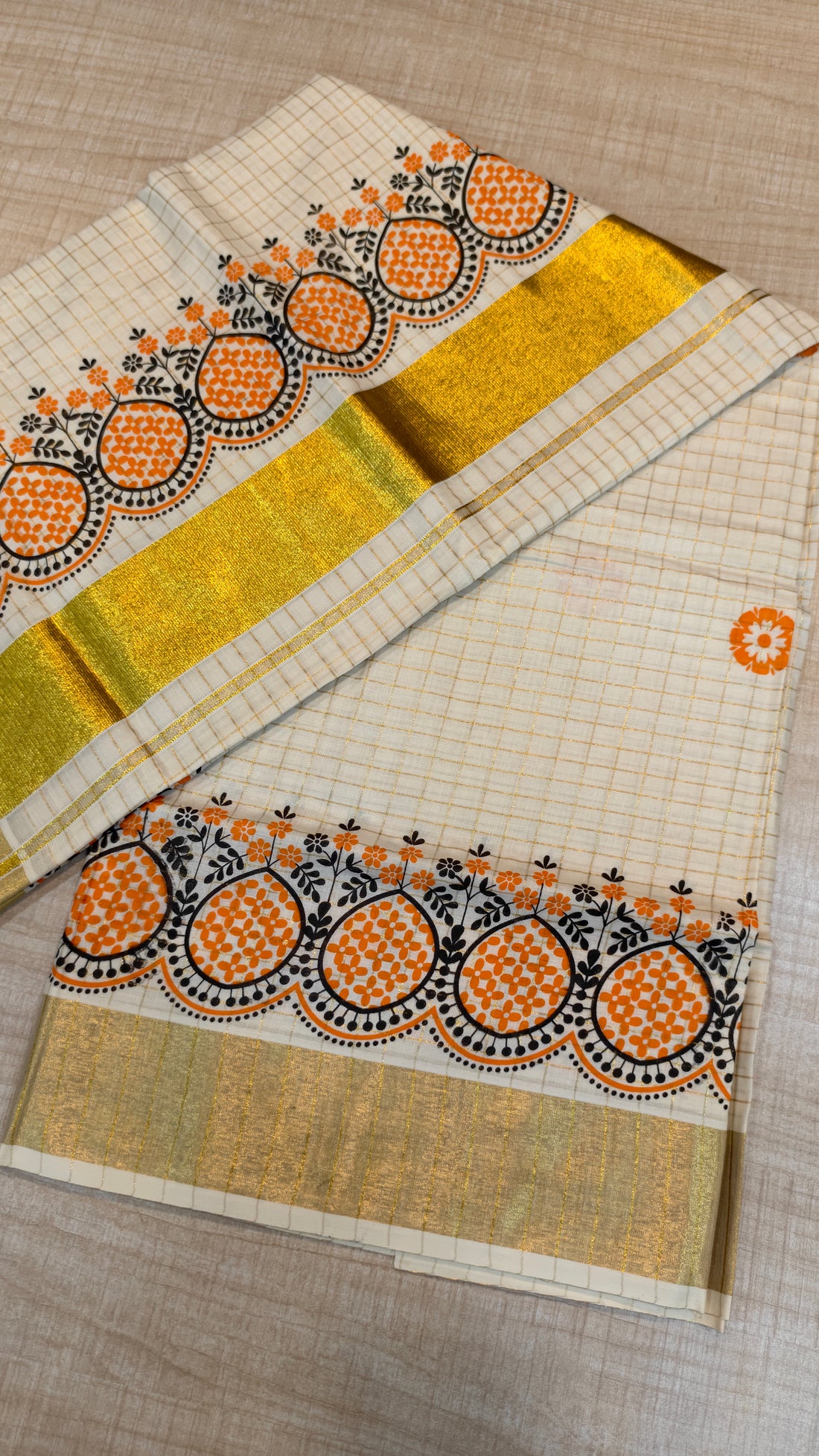 Cotton Kerala Saree | GS550