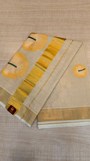 Tissue Kerala Saree| GS132