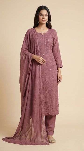 Pure chikenkari Salwar| P1162