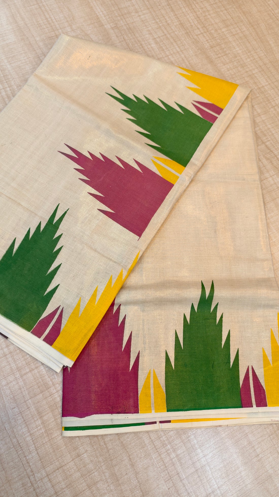 Tissue Kerala Saree | GS464