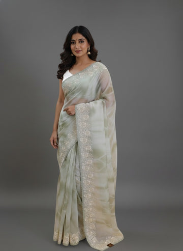 Crush Silk Saree | MK911