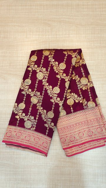 Khadi Georgette Saree | MT919