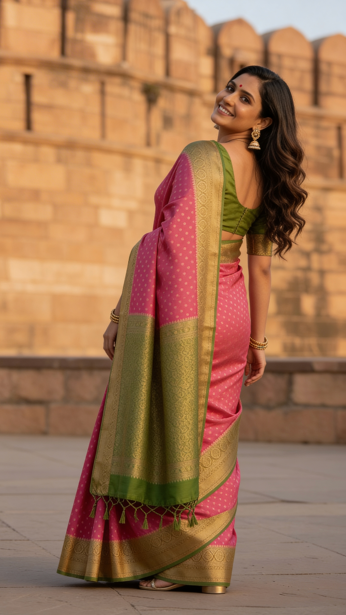 Khadi Georgette Saree | YS31
