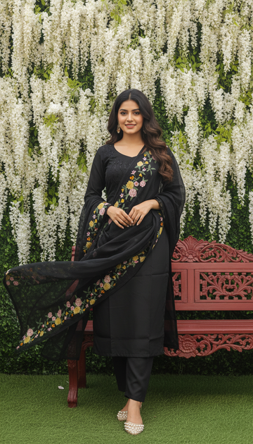 Semi Silk Salwar| P966