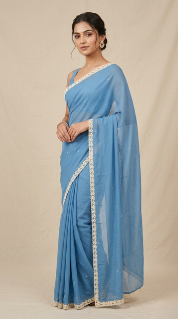 Mul Chanderi Saree | AF208