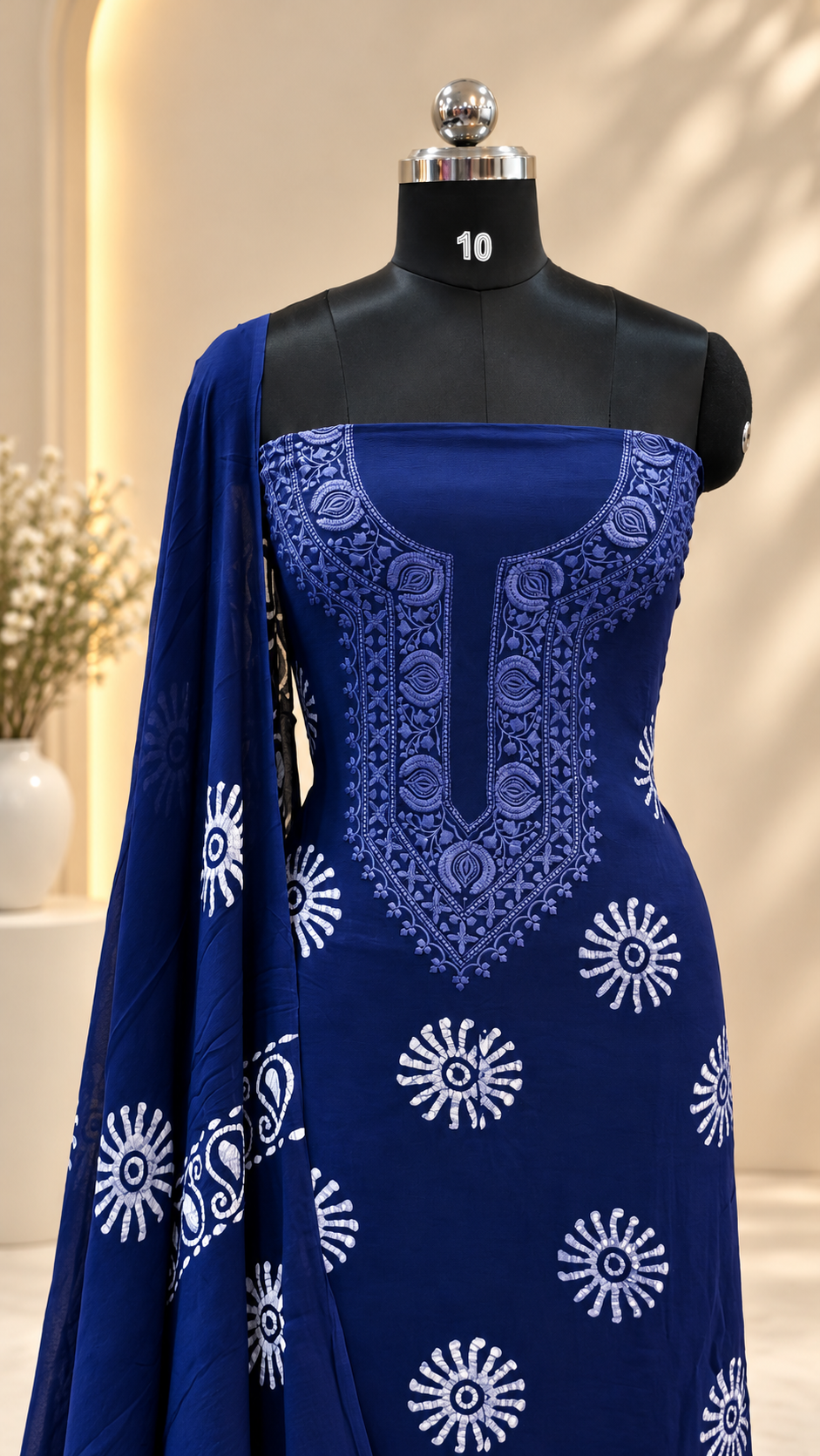 Georgette Crape Salwar | PB103