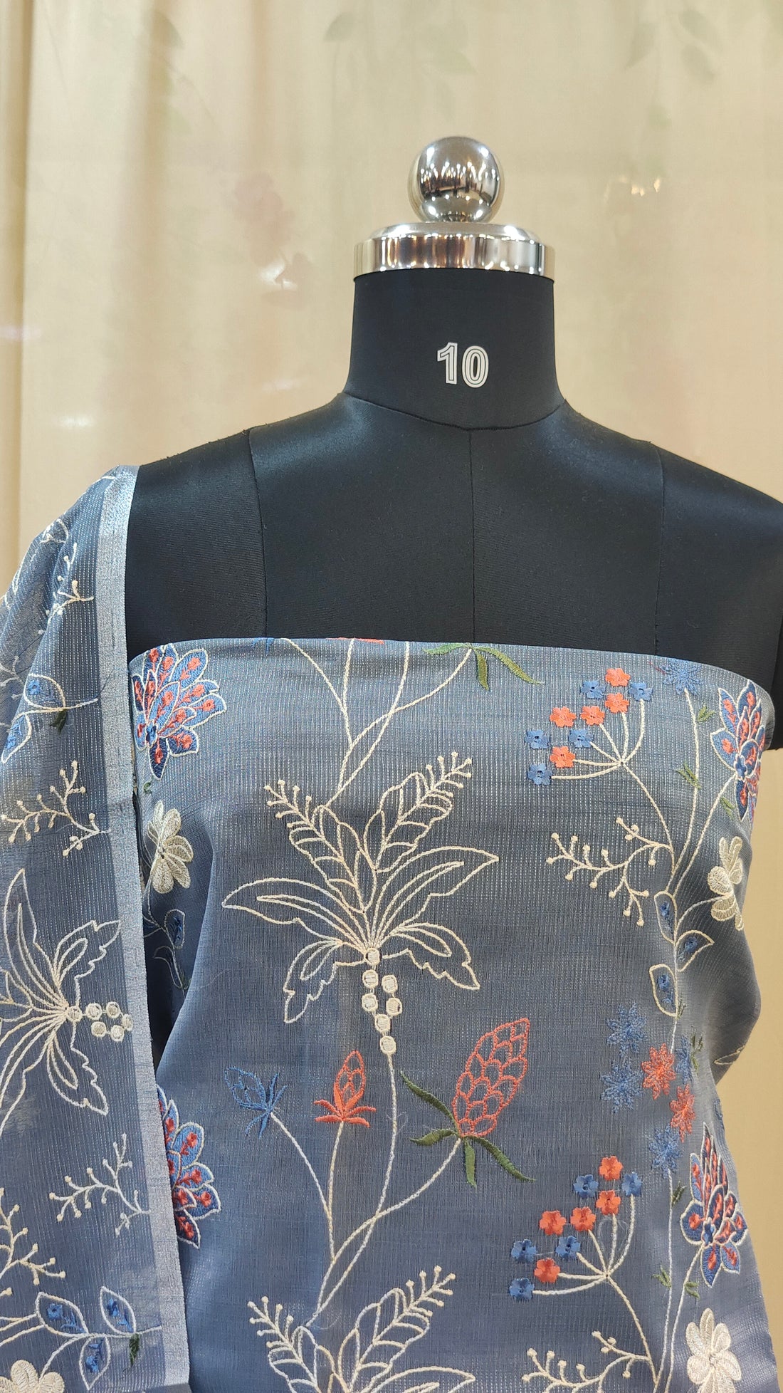 Tissue Chanderi Salwar | PF350