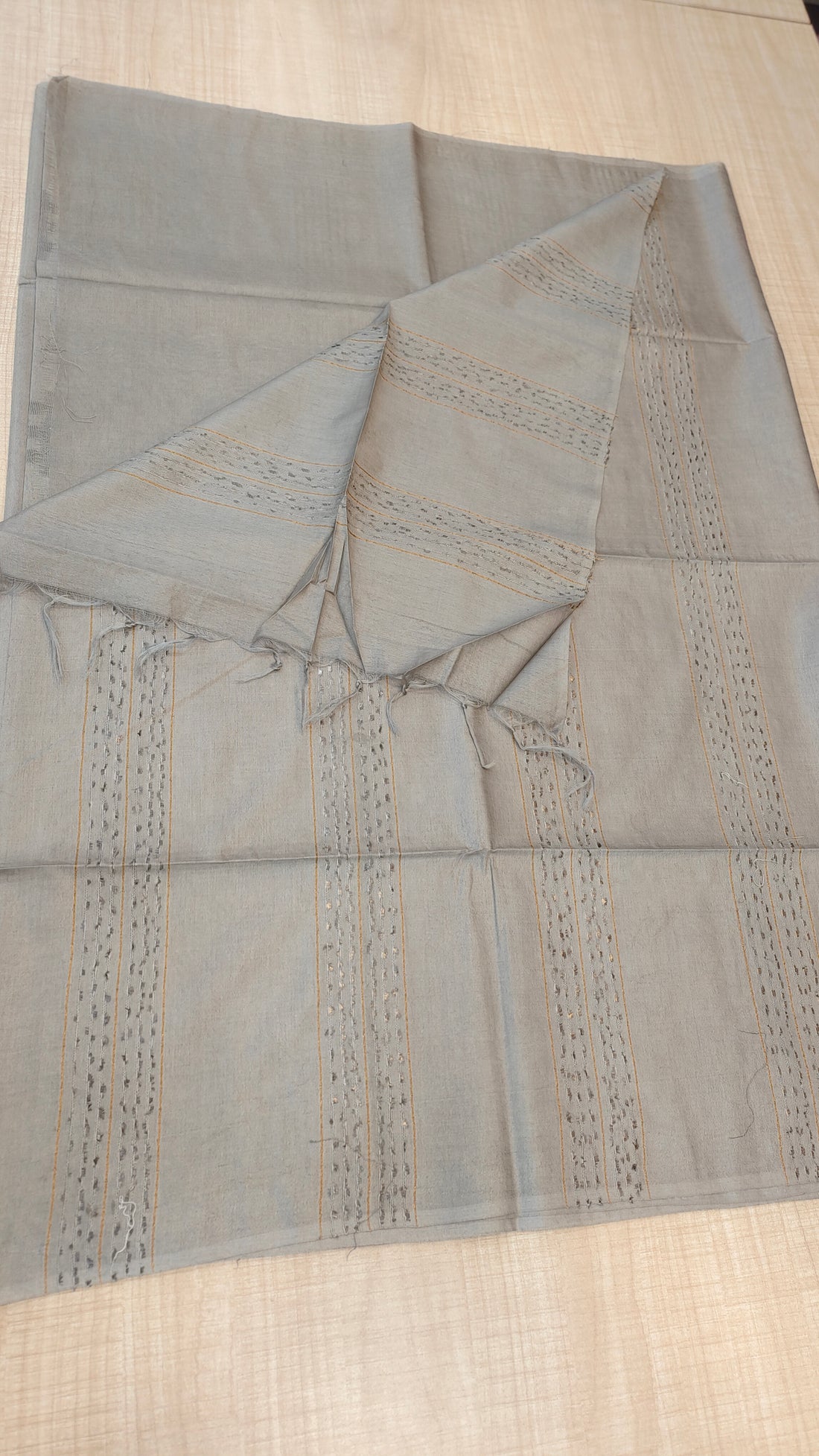 Semi Tussar Saree | ZH1110