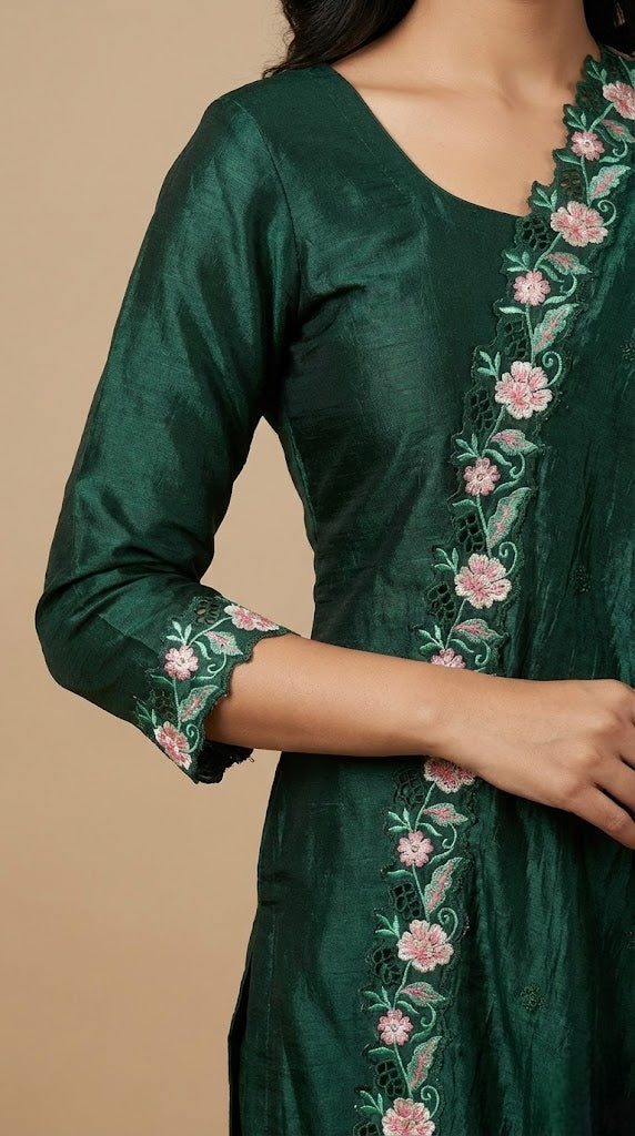 Crush Silk Salwar | P0216