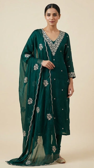 Satin Silk Salwar | P0133