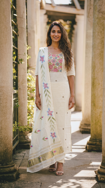 Semi Silk Salwar | PB129