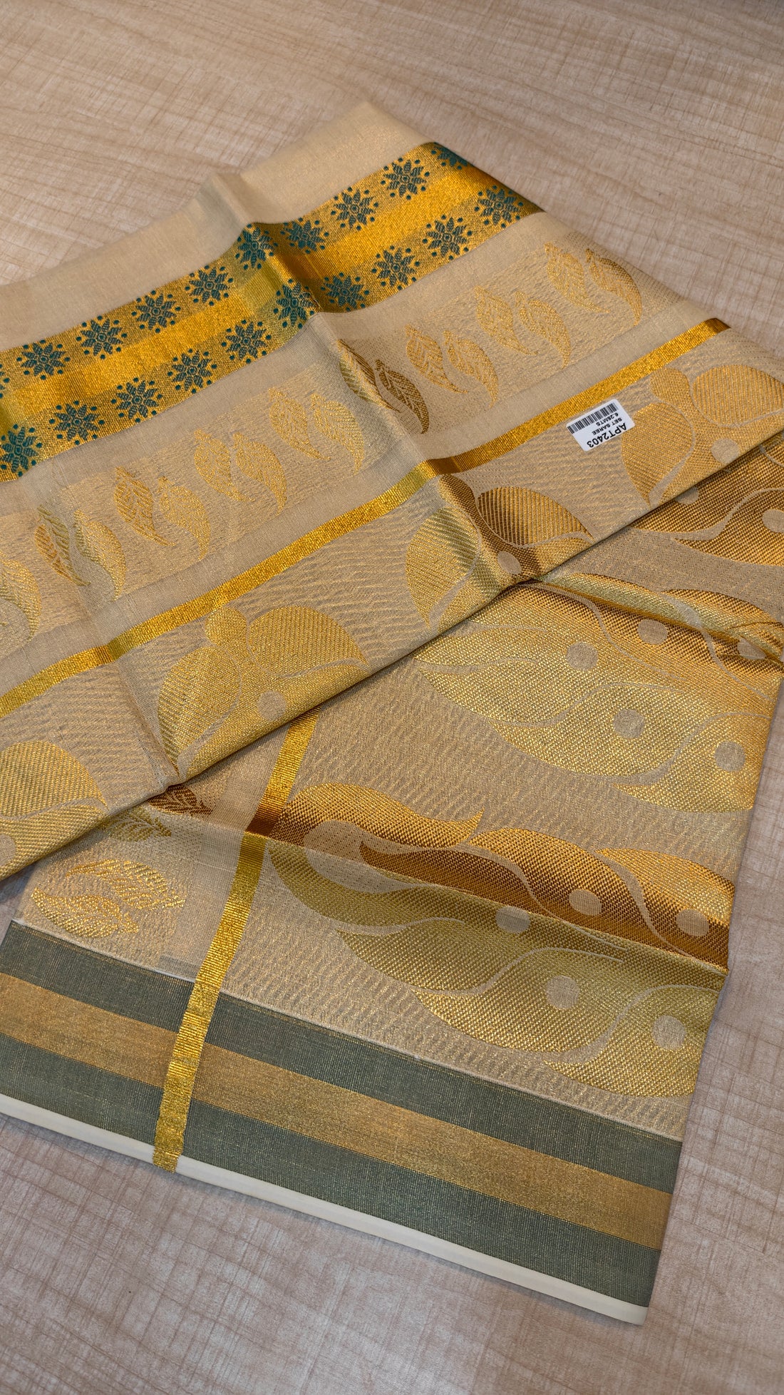 Tissue Kerala Saree | GS393