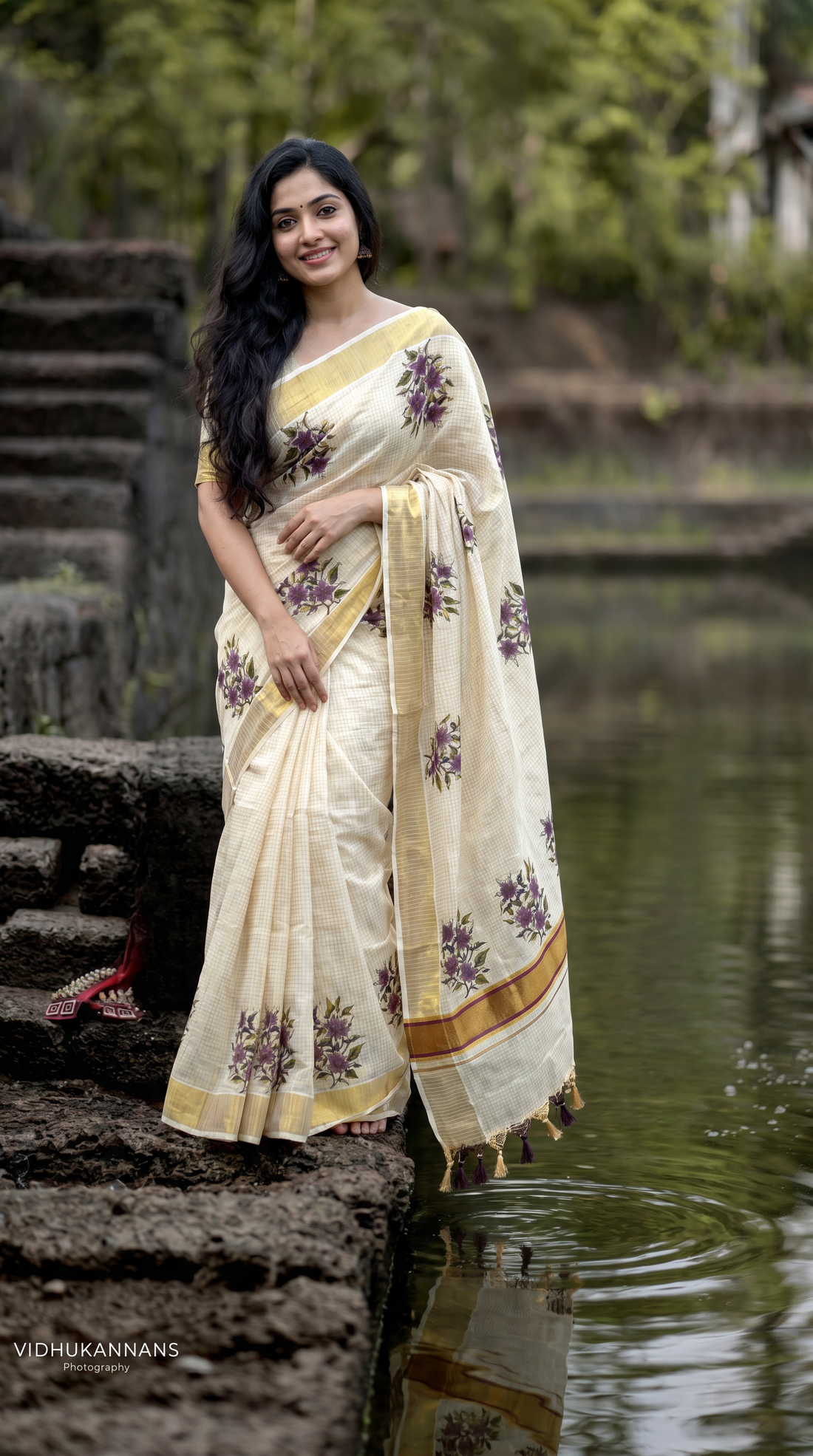 Cotton Kerala Saree | GS249