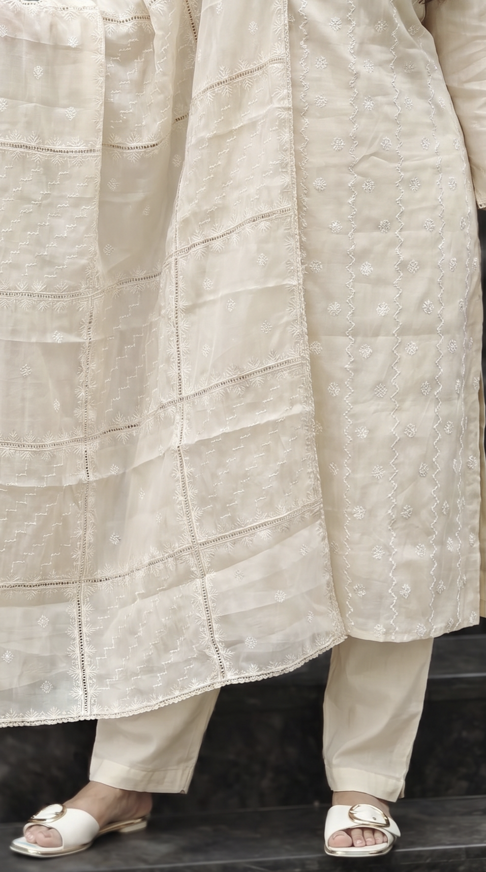 Semi Silk Salwar | P8033