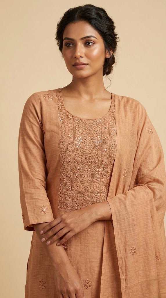 Mul Chanderi Salwar | P0275