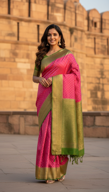 Khadi Georgette Saree | YS31