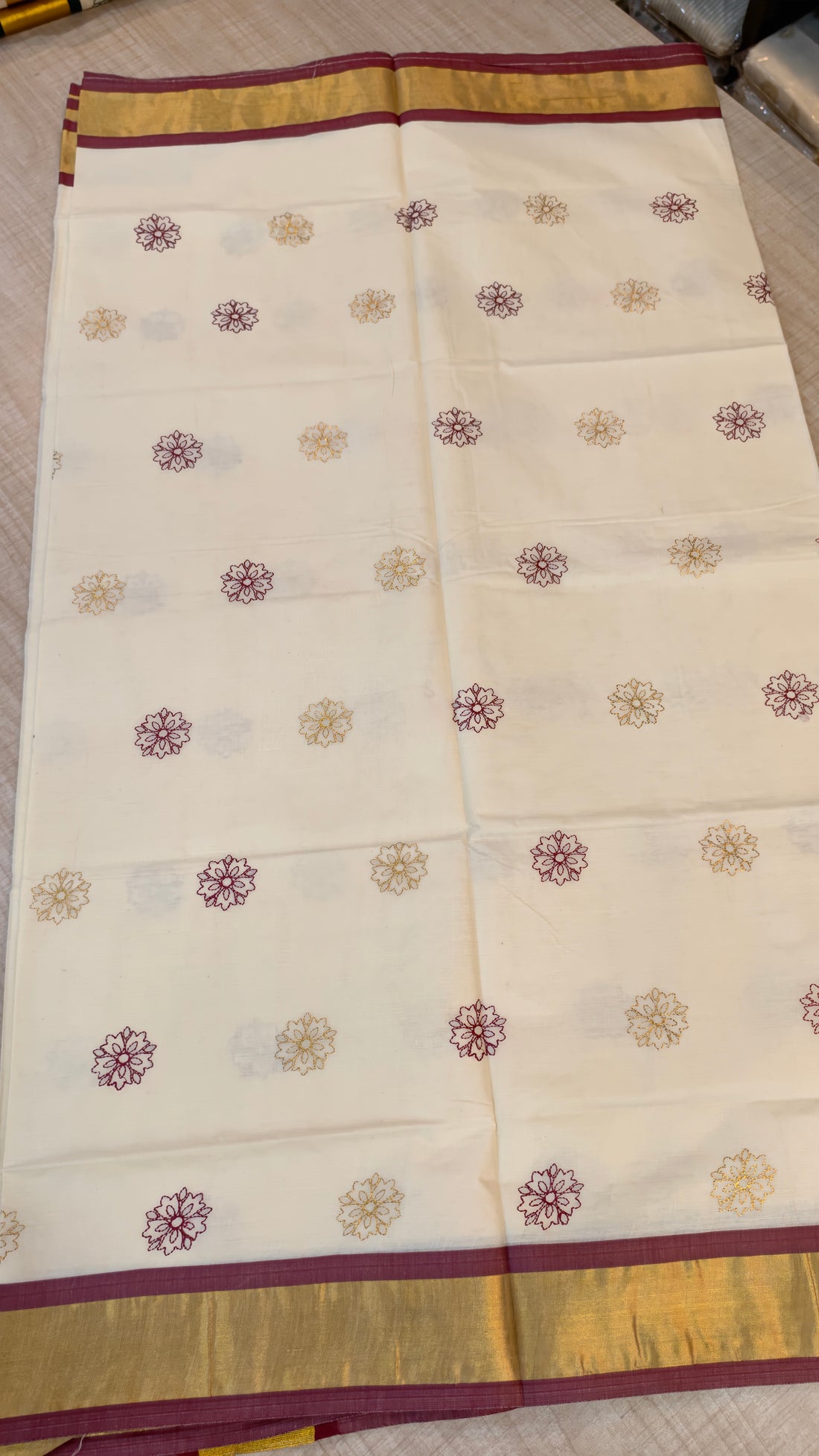 Cotton Kerala saree|GS926