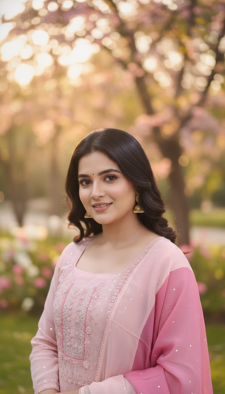 Viscose Organza Salwar | P1171