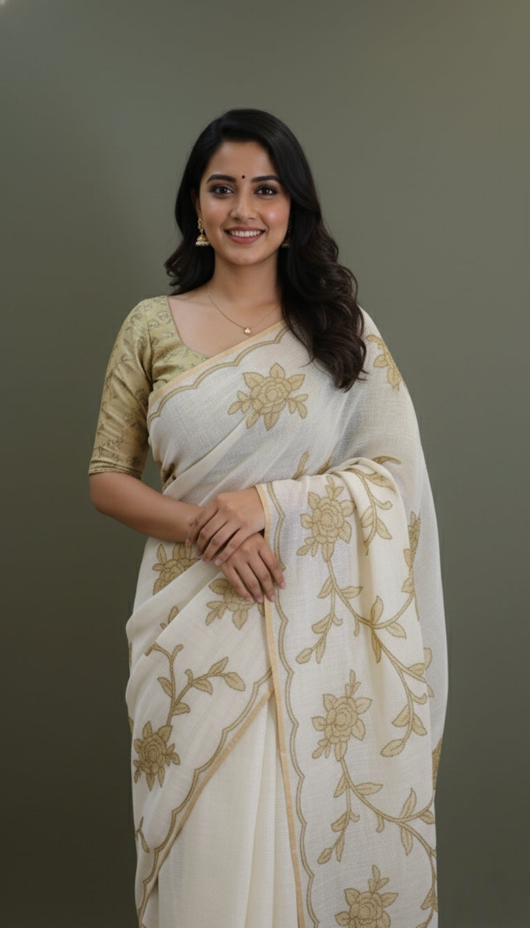 Kotta Tissue Saree | PF1117