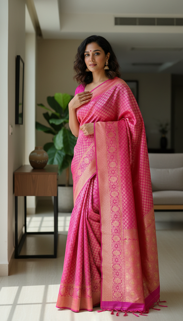 Semi Banarasi Saree | BS04