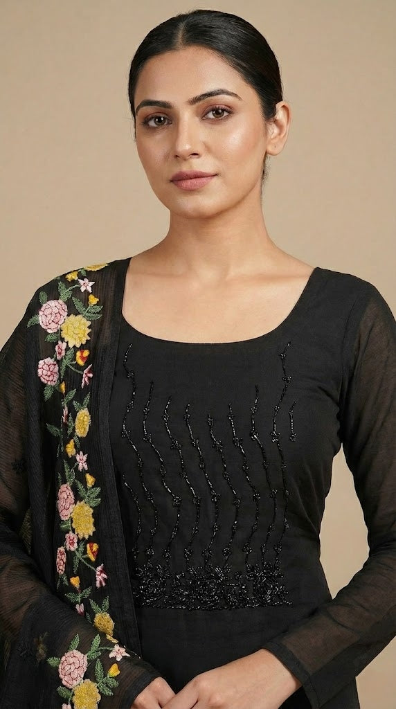 Semi Silk Salwar| P966