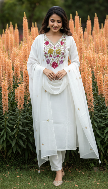 Mul Chanderi Ready to Wear | NA800