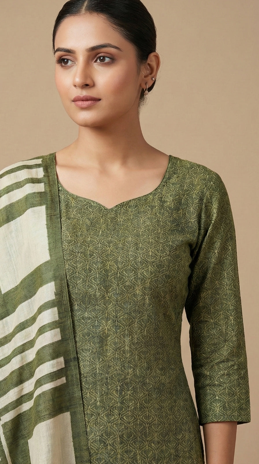 Semi Raw Silk Salwar | P0110