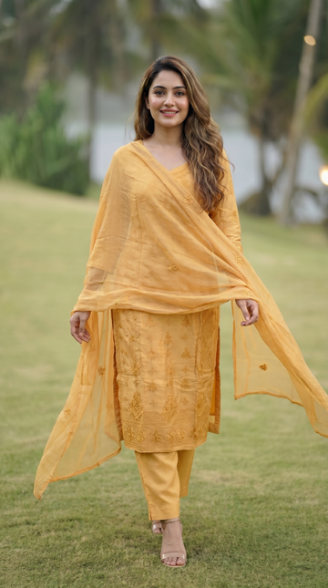 Chikenkari Salwar | PC126
