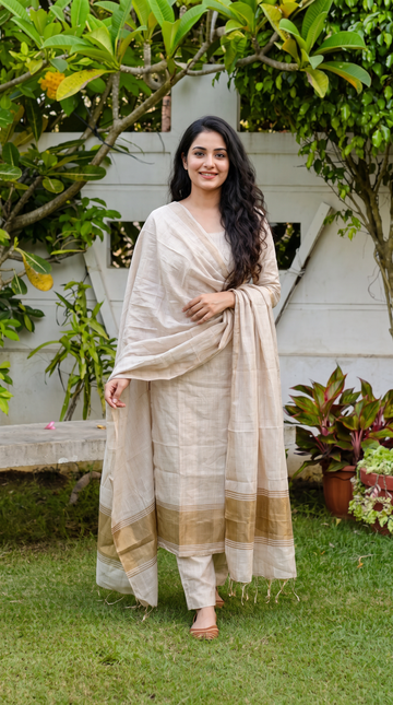 Semi Chanderi Salwar | PC200