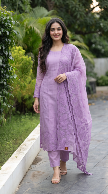 Mul Chanderi Salwar | PC110