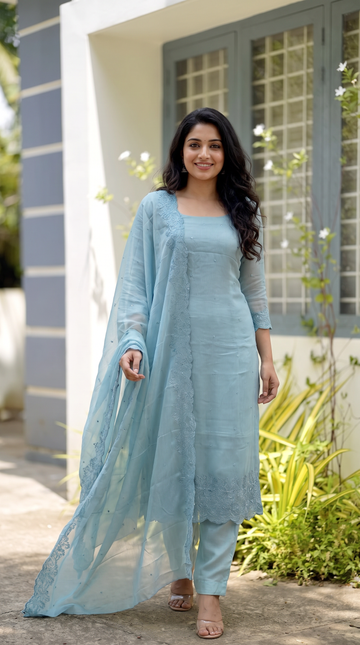 Crush Silk Salwar | PC124