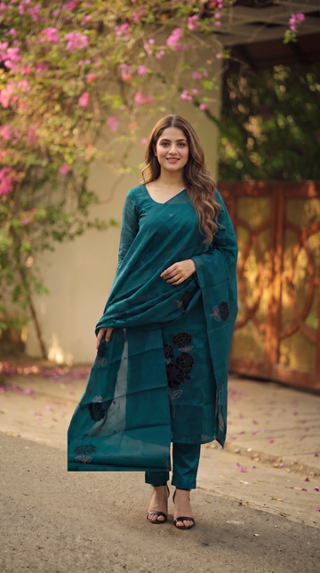 Mul Chanderi Salwar | PC139