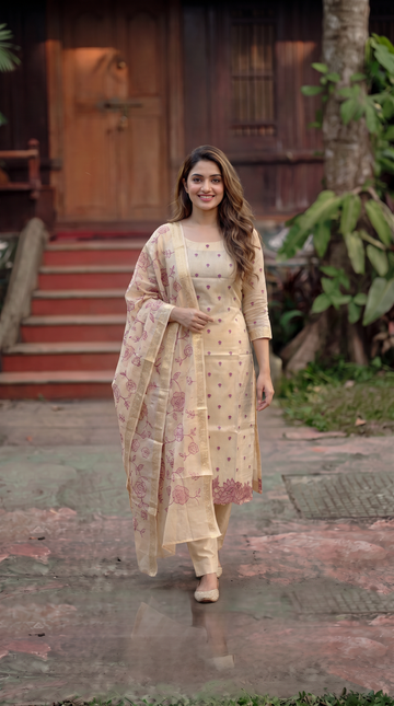Tissue Chanderi Salwar | PA350