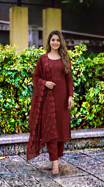 Mul Chanderi Salwar | PA363