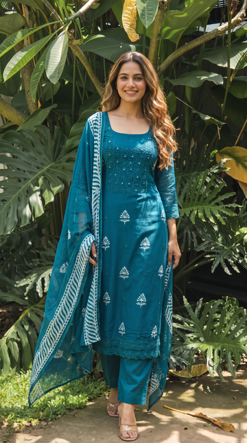 Georgette Crape Salwar | P1134