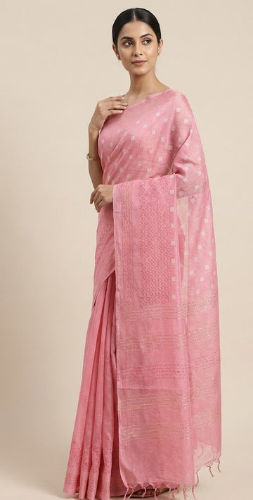 Semi Tussar Saree | ZH1121
